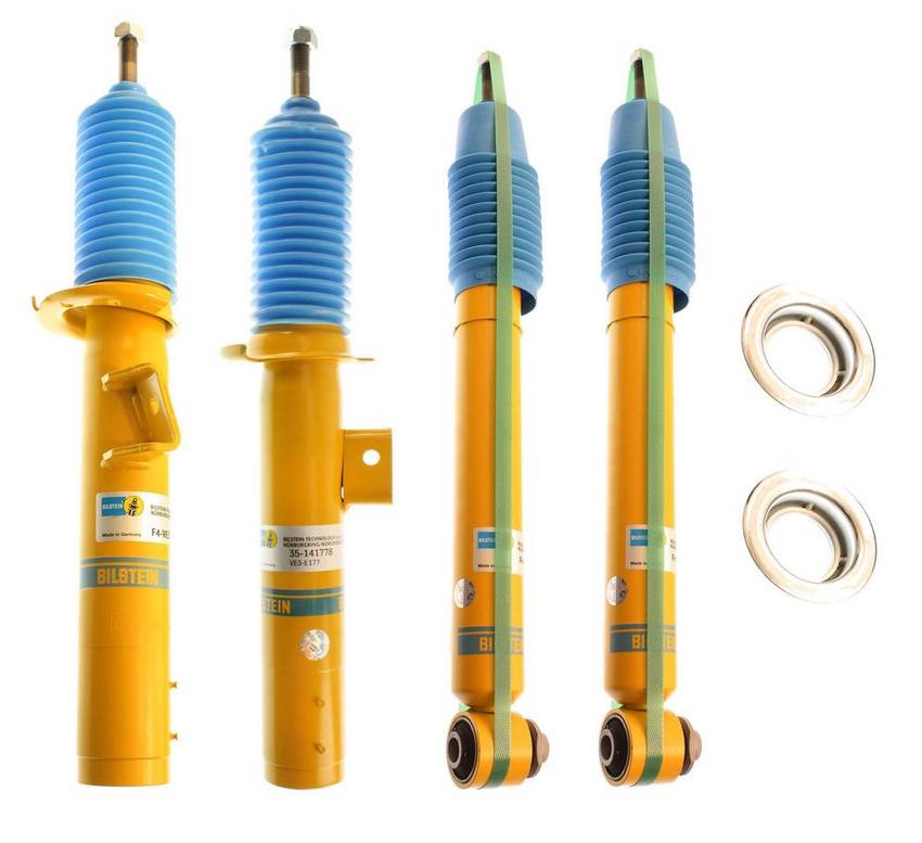 BMW Suspension Strut and Shock Absorber Assembly Kit - Front and Rear (B6 Performance) 33526785984 - Bilstein 3815854KIT